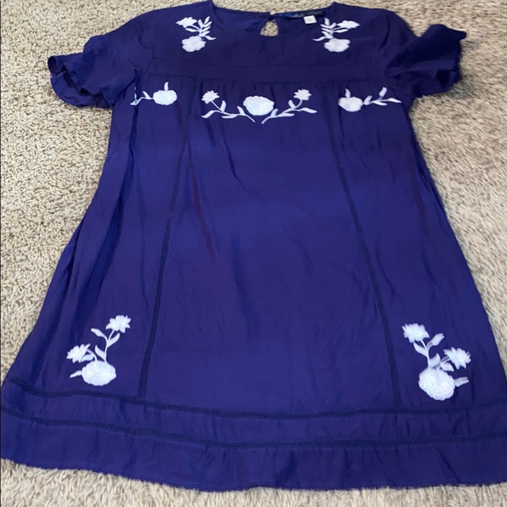 Blue Rain Blue Dress
